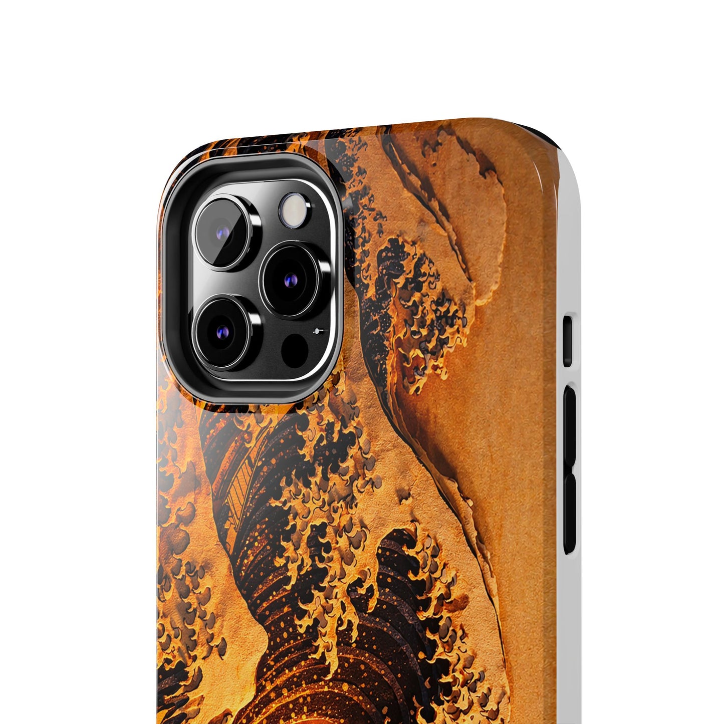 Golden Wave Tough Phone Case – Hokusai Sunset Japanese Art