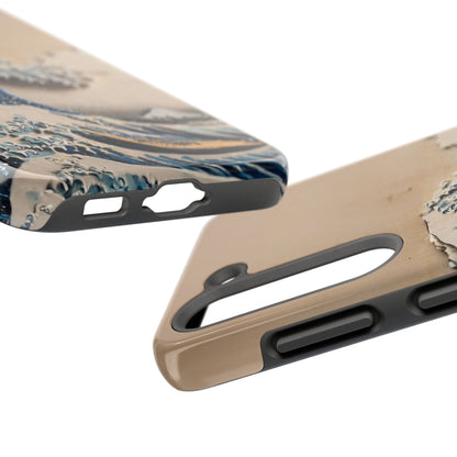 Japanese Great Wave Phone Case | Hokusai Katsushika 3D Art | Edo Era Masterpiece | Fuji Mountain