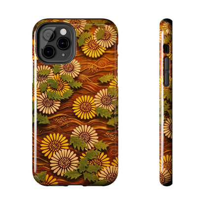 Japanese Dandelion Sunset Glow Tough Phone Case | Kamisaka Sekka 1901 | Meiji Era Art