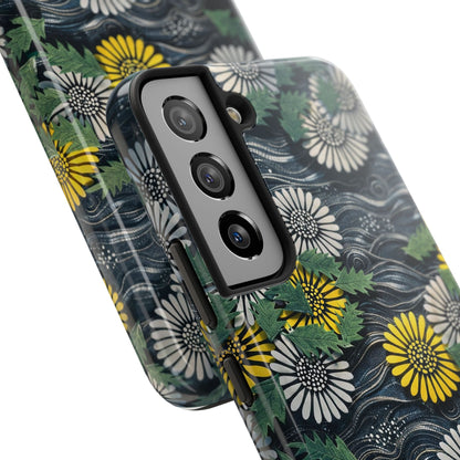 Japanese Dandelion Moonlight Tough Phone Case | Kamisaka Sekka 1901 | Meiji Era Art