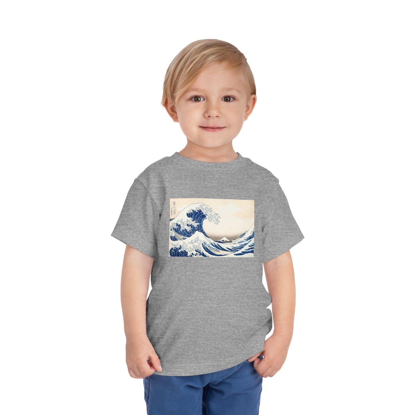 Great Wave off Kanagawa Toddler T-Shirt - Hokusai Japanese Art Kids Tee
