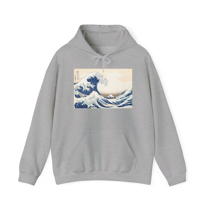 Great Wave off Kanagawa Hoodie - Hokusai Japanese Ukiyo-e Unisex Sweatshirt