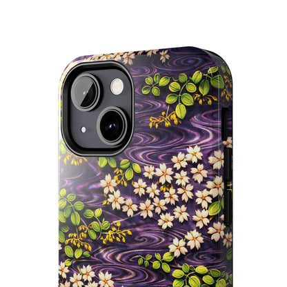 Sakura River Phone Case – Japanese Chiyogami Inspired Design