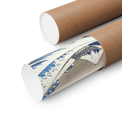 Hokusai Wave Matte Poster — The Great Wave Off Kanagawa Horizontal Print