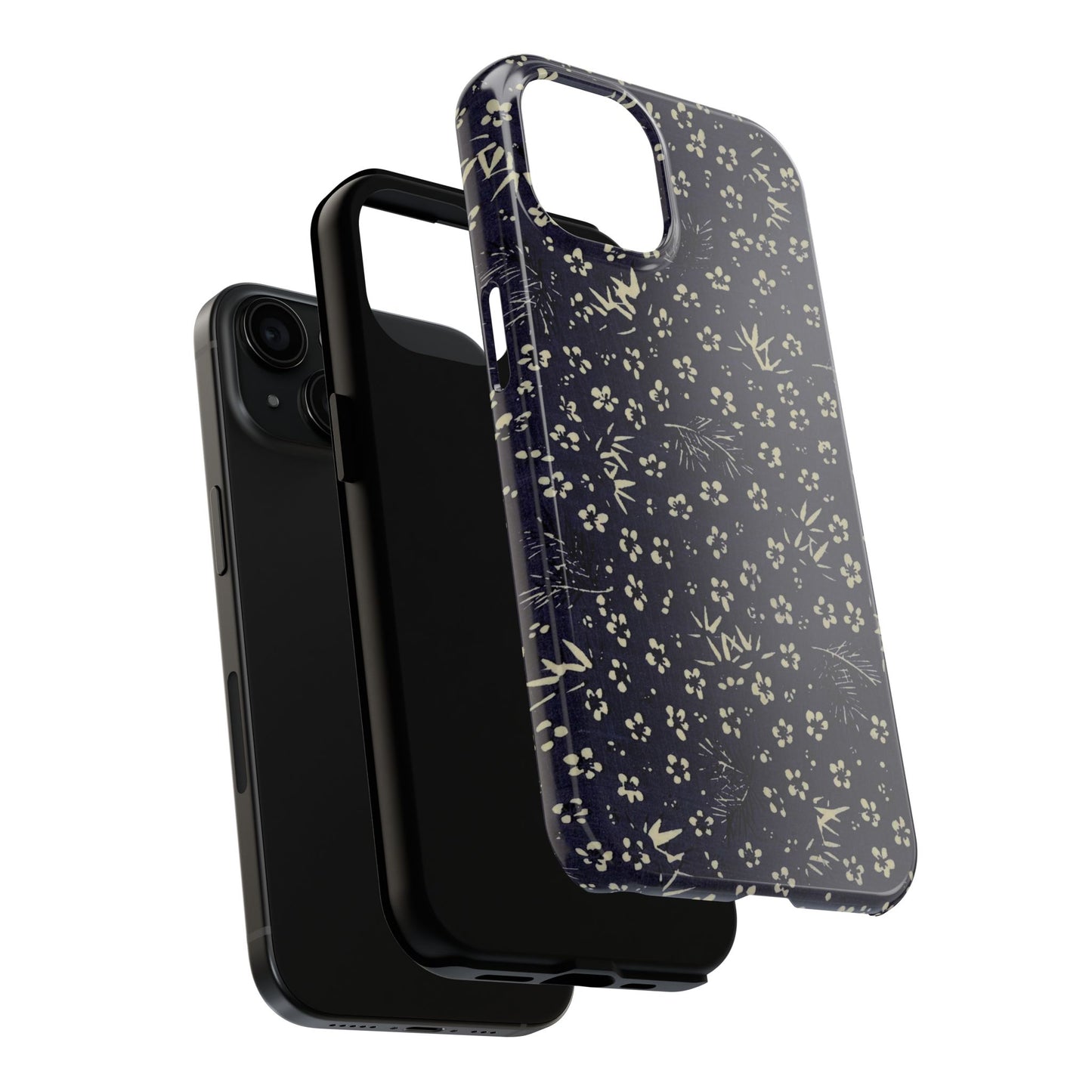 Taisho Era Shochikubai Phone Case | 1926 Pine, Bamboo & Plum | Japanese Chiyogami Art