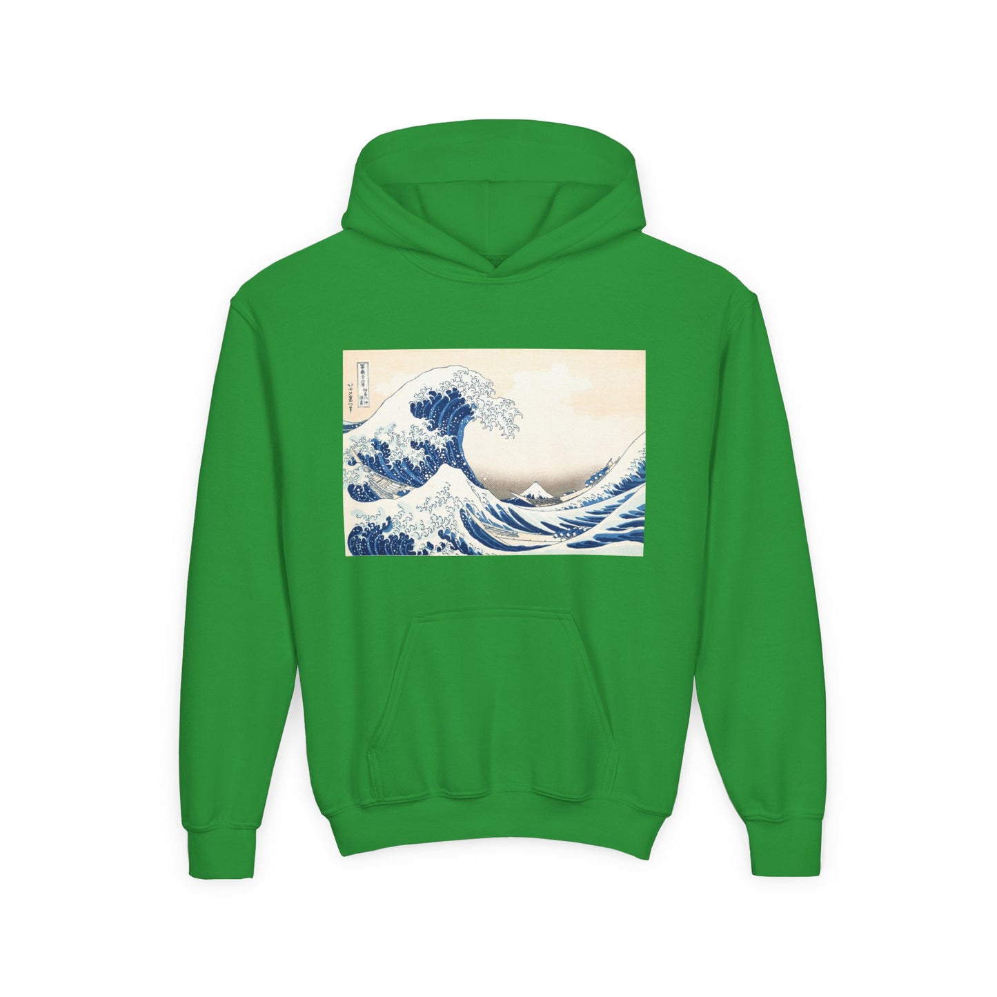 Great Wave off Kanagawa Kids Hoodie - Hokusai Japanese Art Youth Sweatshirt