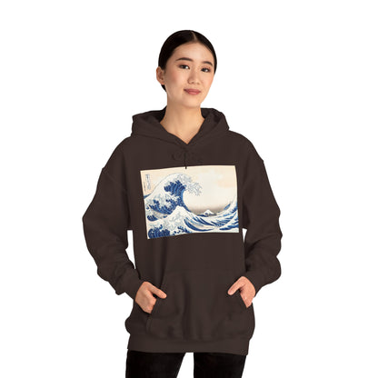 Great Wave off Kanagawa Hoodie - Hokusai Japanese Ukiyo-e Unisex Sweatshirt
