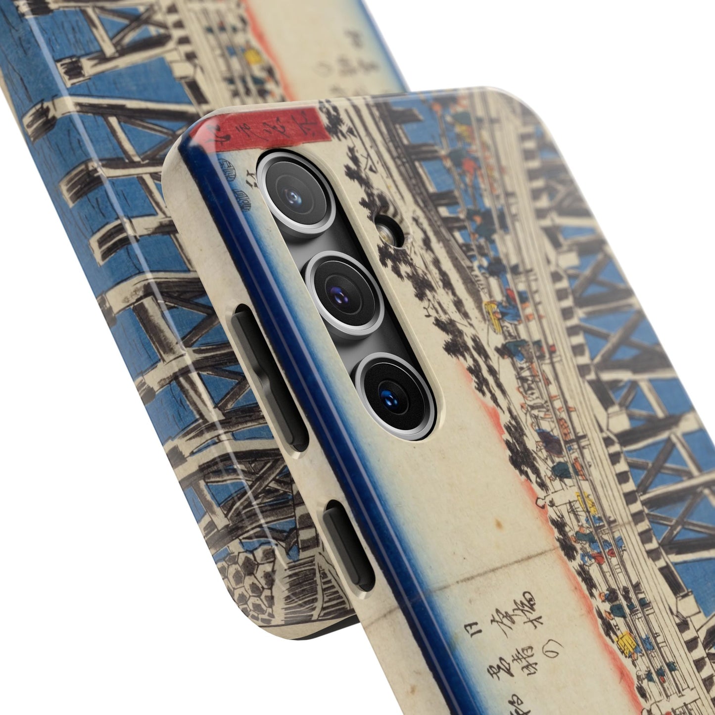 浮世絵ブリッジ・ミニマルスマホケース Ukiyo-e Bridge Minimalist Phone Case