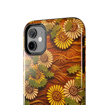 Japanese Dandelion Sunset Glow Tough Phone Case | Kamisaka Sekka 1901 | Meiji Era Art