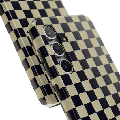 Ichimatsu Check Phone Case | Japanese Chiyogami Art | Taisho Modern Design 1926