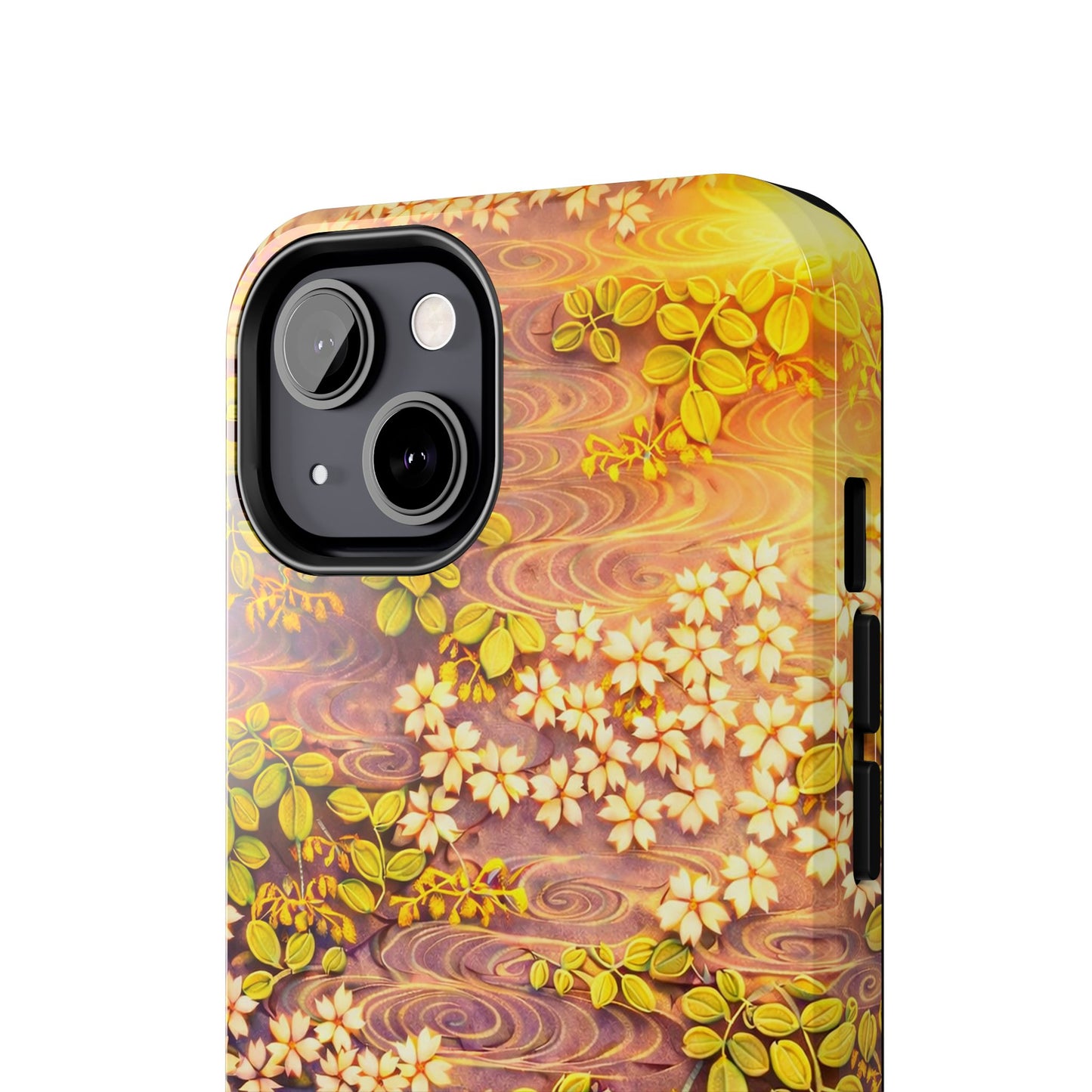 Sakura River Morning Light Phone Case – Japanese Chiyogami Inspired