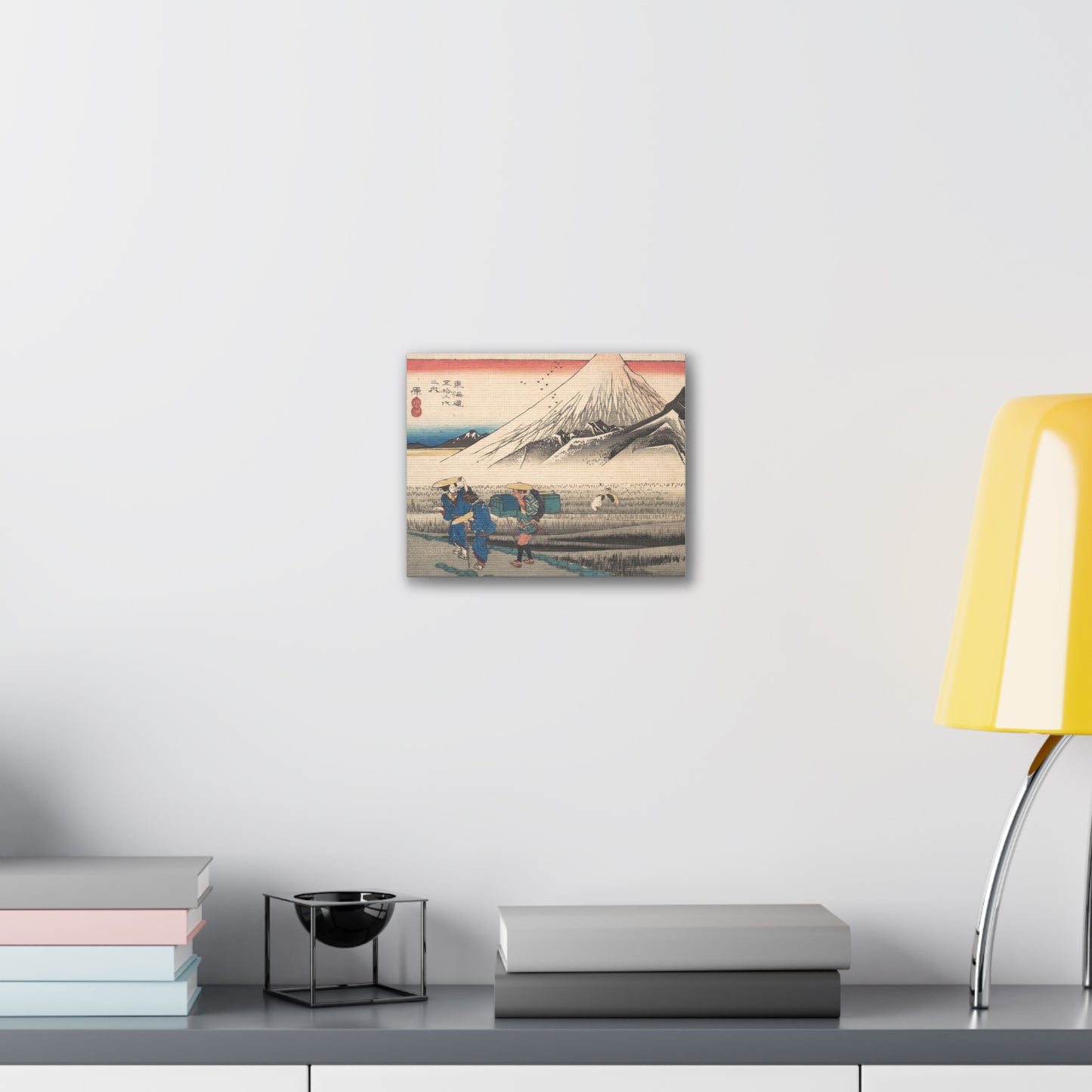 Hara: Morning Fuji - Tokaido 53 Stations Canvas Art | Hiroshige Japanese Woodblock Print