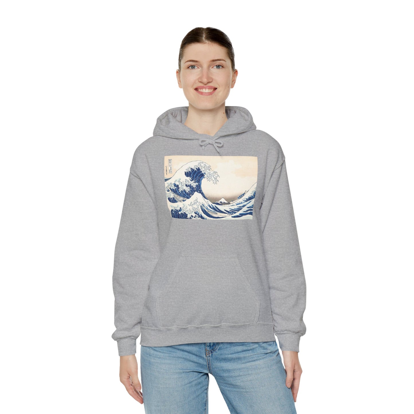Great Wave off Kanagawa Hoodie - Hokusai Japanese Ukiyo-e Unisex Sweatshirt