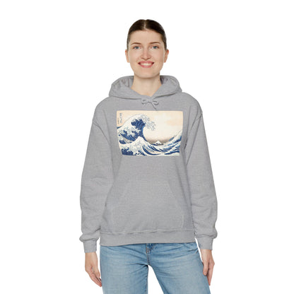 Great Wave off Kanagawa Hoodie - Hokusai Japanese Ukiyo-e Unisex Sweatshirt