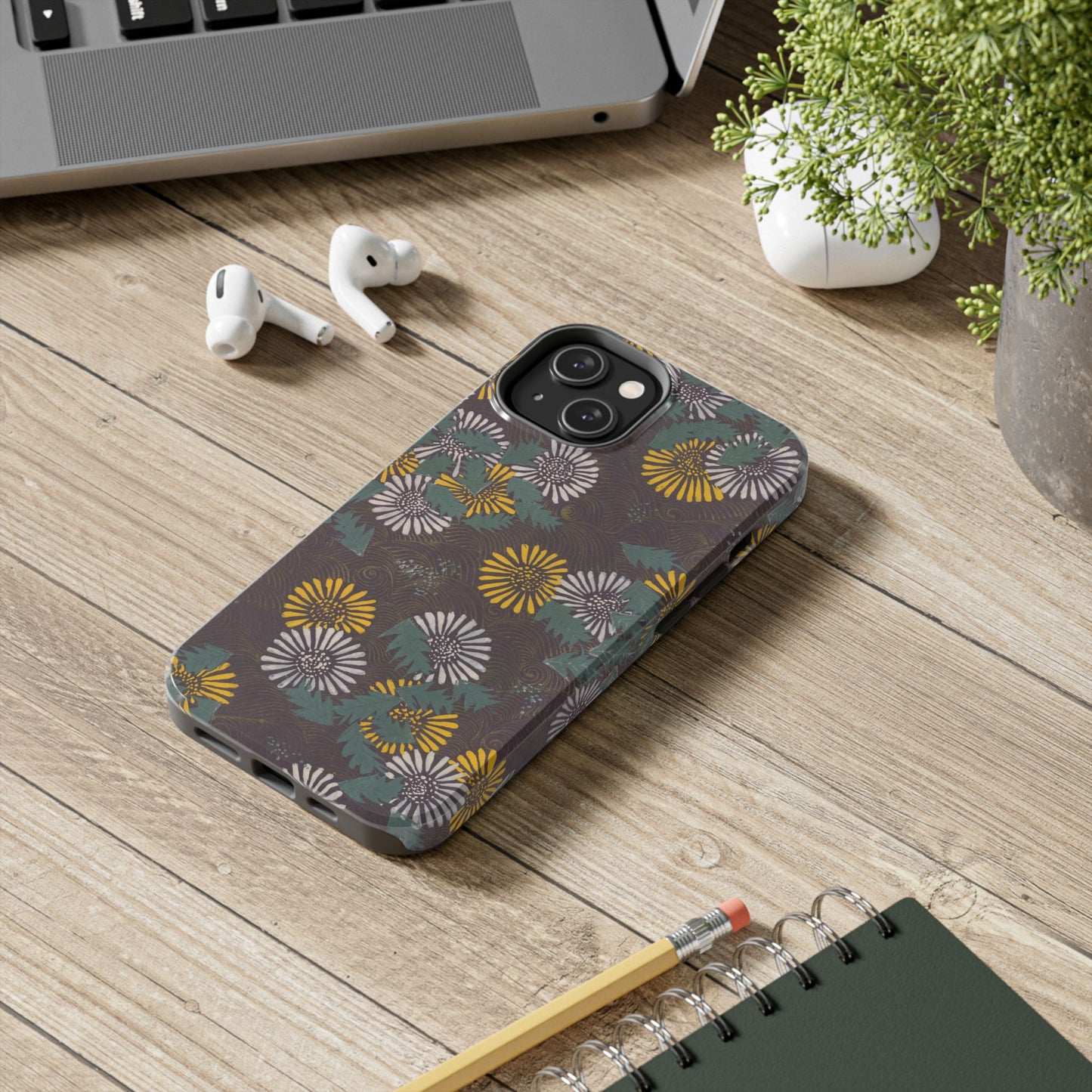 Japanese Dandelion Phone Case | Kamisaka Sekka Zuanbyakushu 1901 | Meiji Era Floral Art