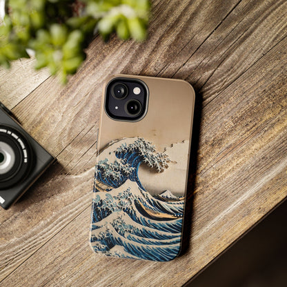 Japanese Great Wave Phone Case | Hokusai Katsushika 3D Art | Edo Era Masterpiece | Fuji Mountain