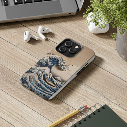 Japanese Great Wave Phone Case | Hokusai Katsushika 3D Art | Edo Era Masterpiece | Fuji Mountain