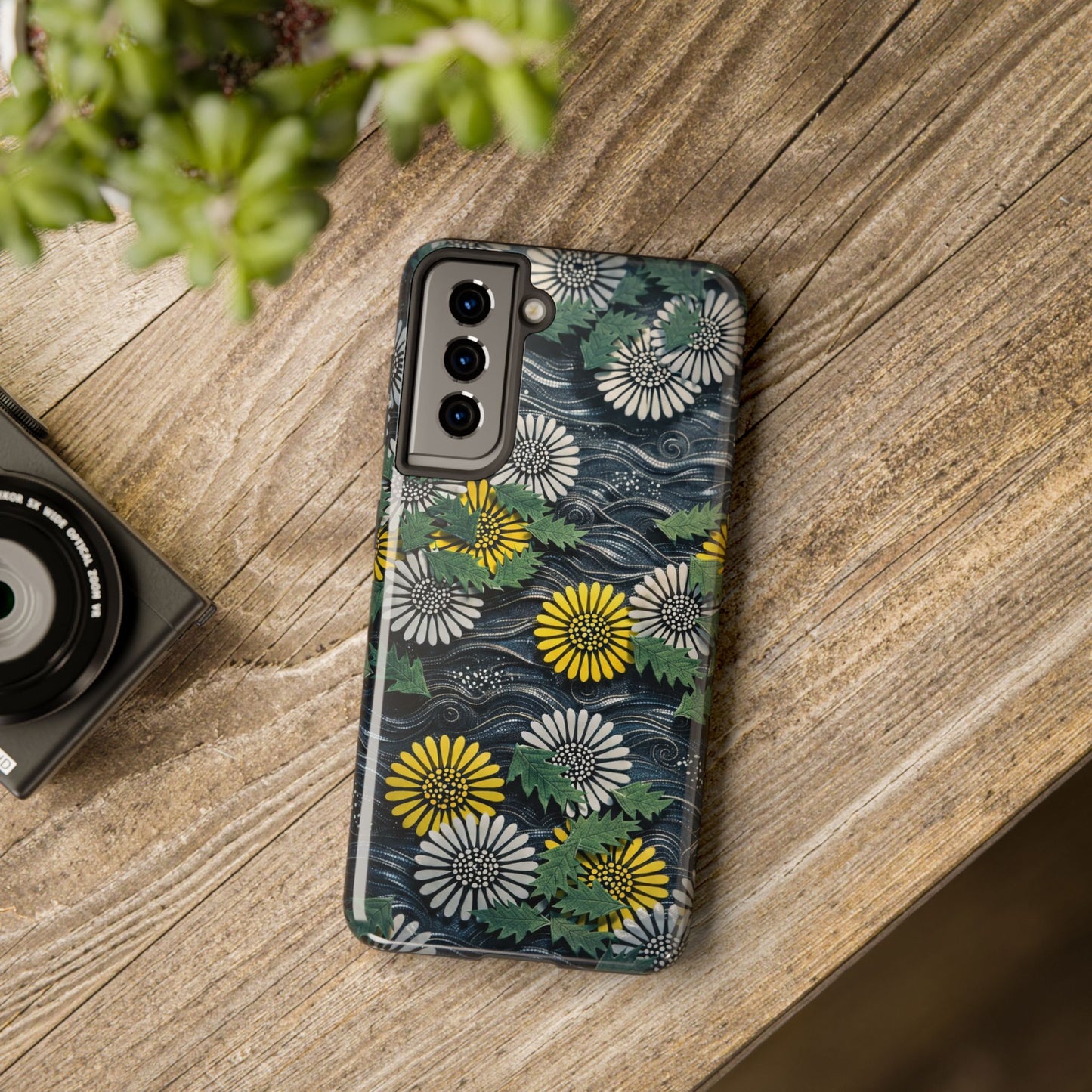 Japanese Dandelion Moonlight Tough Phone Case | Kamisaka Sekka 1901 | Meiji Era Art