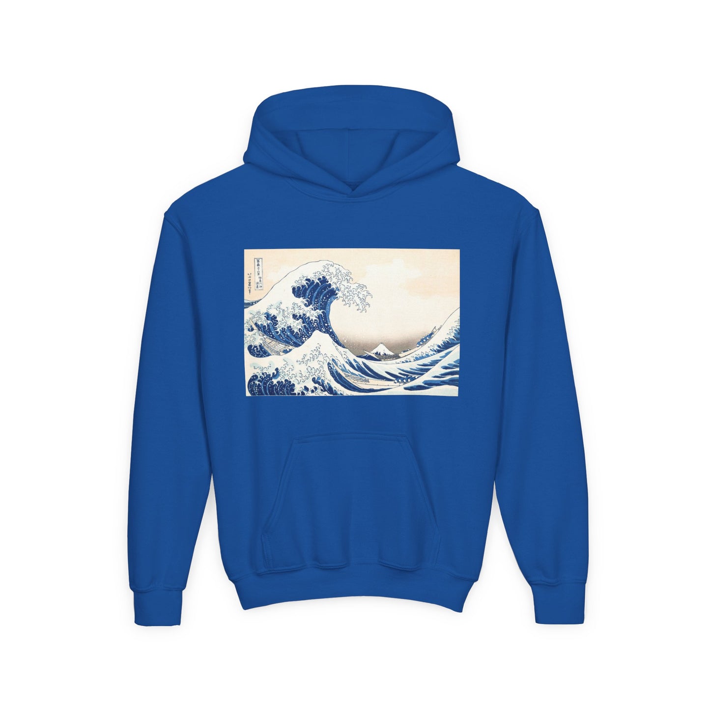 Great Wave off Kanagawa Kids Hoodie - Hokusai Japanese Art Youth Sweatshirt