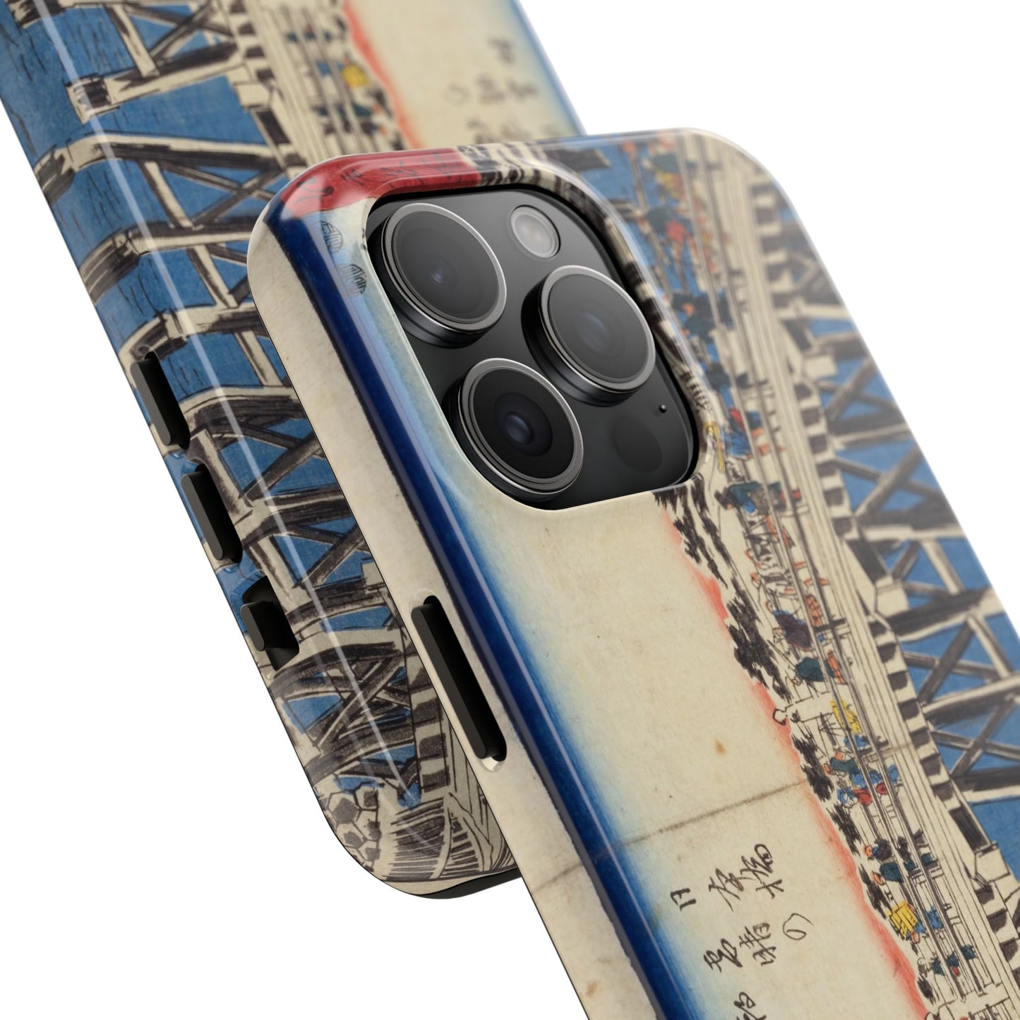 浮世絵ブリッジ・ミニマルスマホケース Ukiyo-e Bridge Minimalist Phone Case