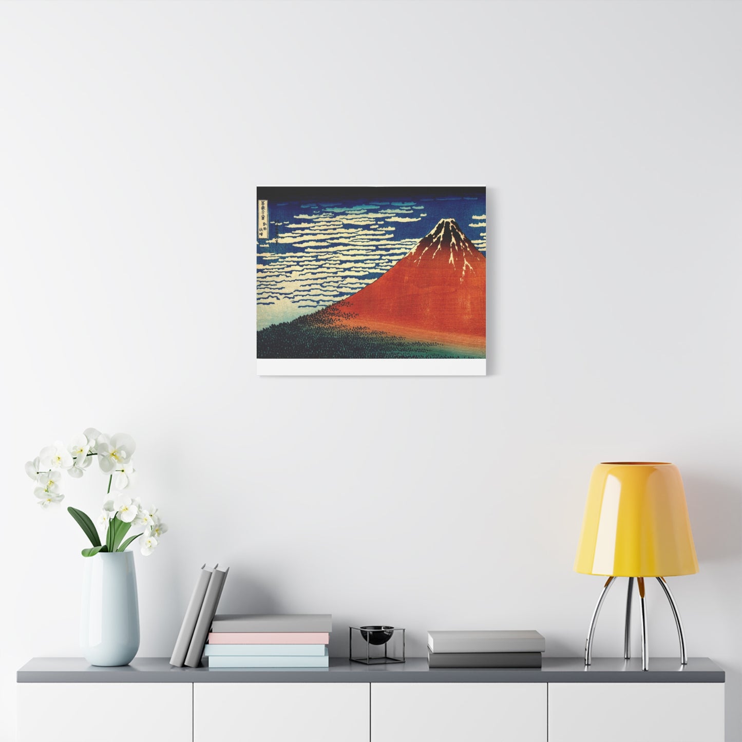Red Fuji Canvas Print - Hokusai Fine Wind Clear Morning Japanese Ukiyo-e Wall Art