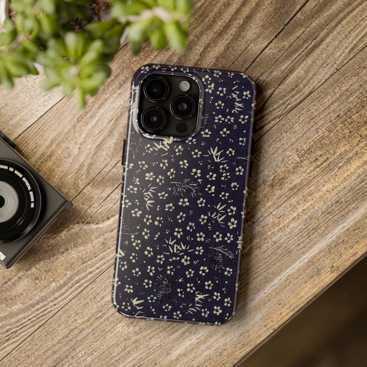 Taisho Era Shochikubai Phone Case | 1926 Pine, Bamboo & Plum | Japanese Chiyogami Art