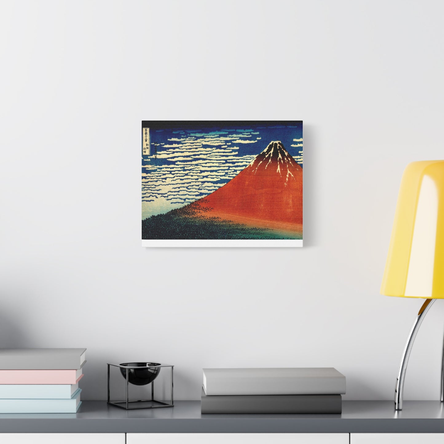 Red Fuji Canvas Print - Hokusai Fine Wind Clear Morning Japanese Ukiyo-e Wall Art