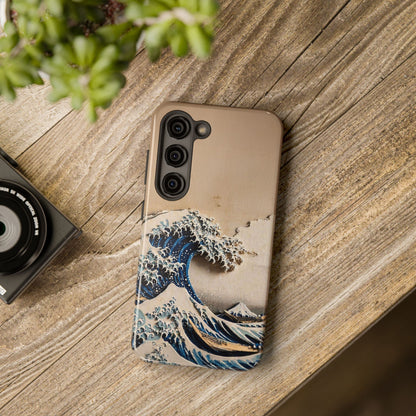 Japanese Great Wave Phone Case | Hokusai Katsushika 3D Art | Edo Era Masterpiece | Fuji Mountain