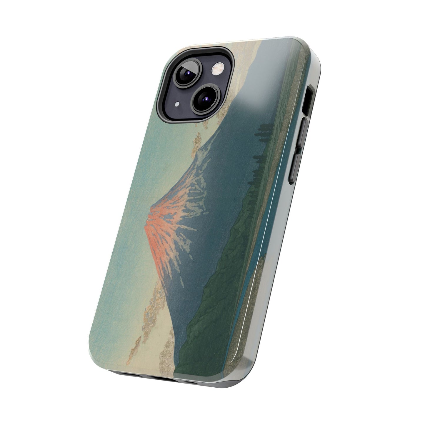 Red Fuji Japanese Ukiyo-e Phone Case - Hokusai Mount Fuji Art Cover