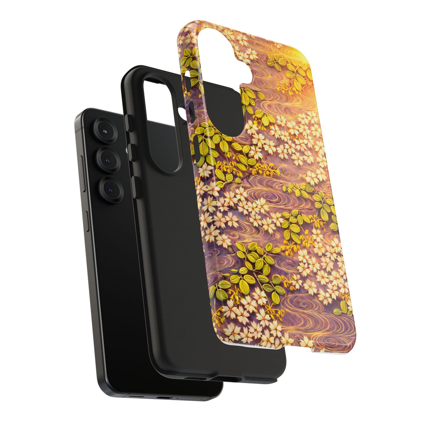 Sakura River Morning Light Phone Case – Japanese Chiyogami Inspired