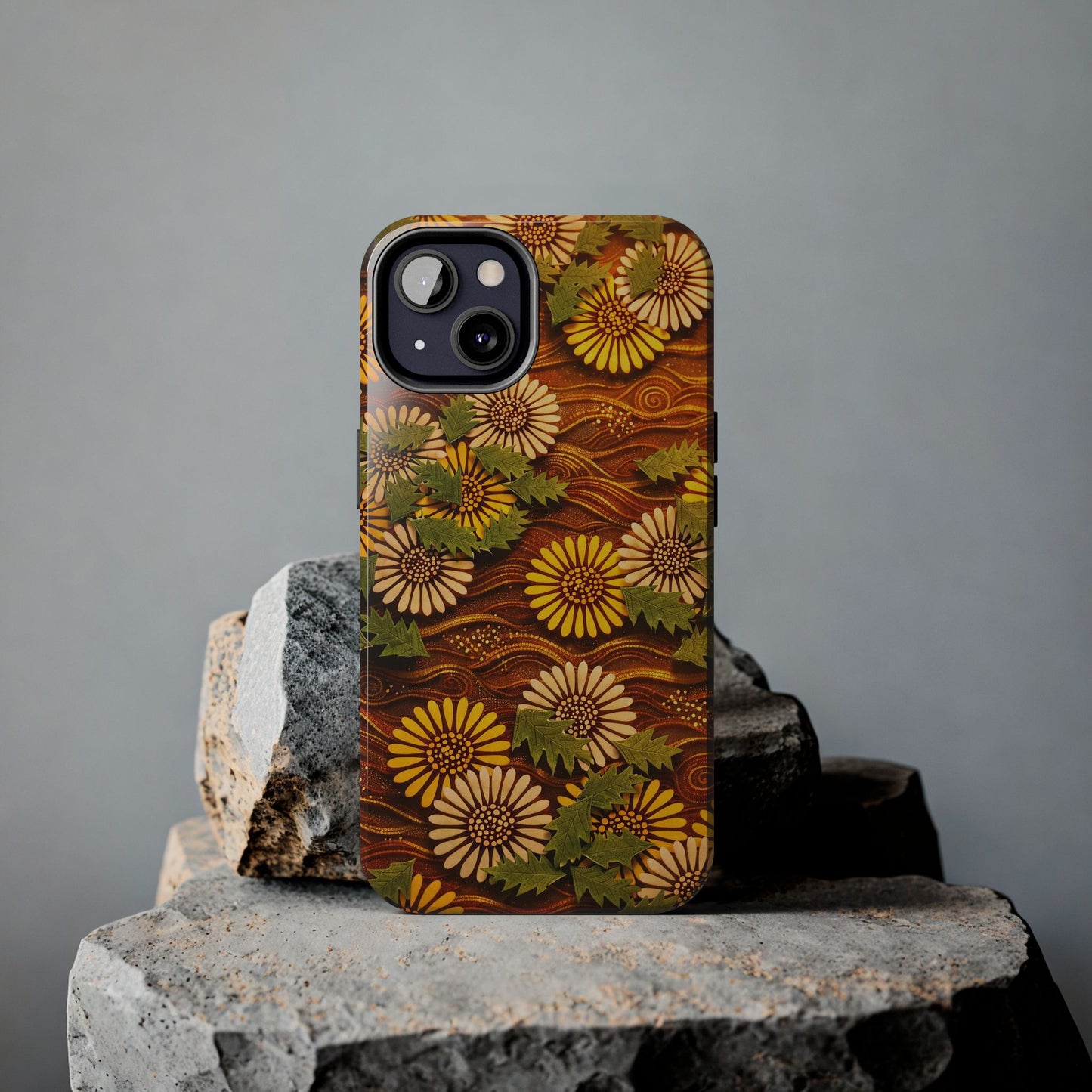Japanese Dandelion Sunset Glow Tough Phone Case | Kamisaka Sekka 1901 | Meiji Era Art