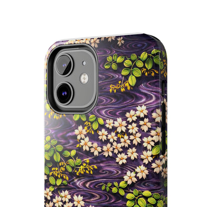 Sakura River Phone Case – Japanese Chiyogami Inspired Design