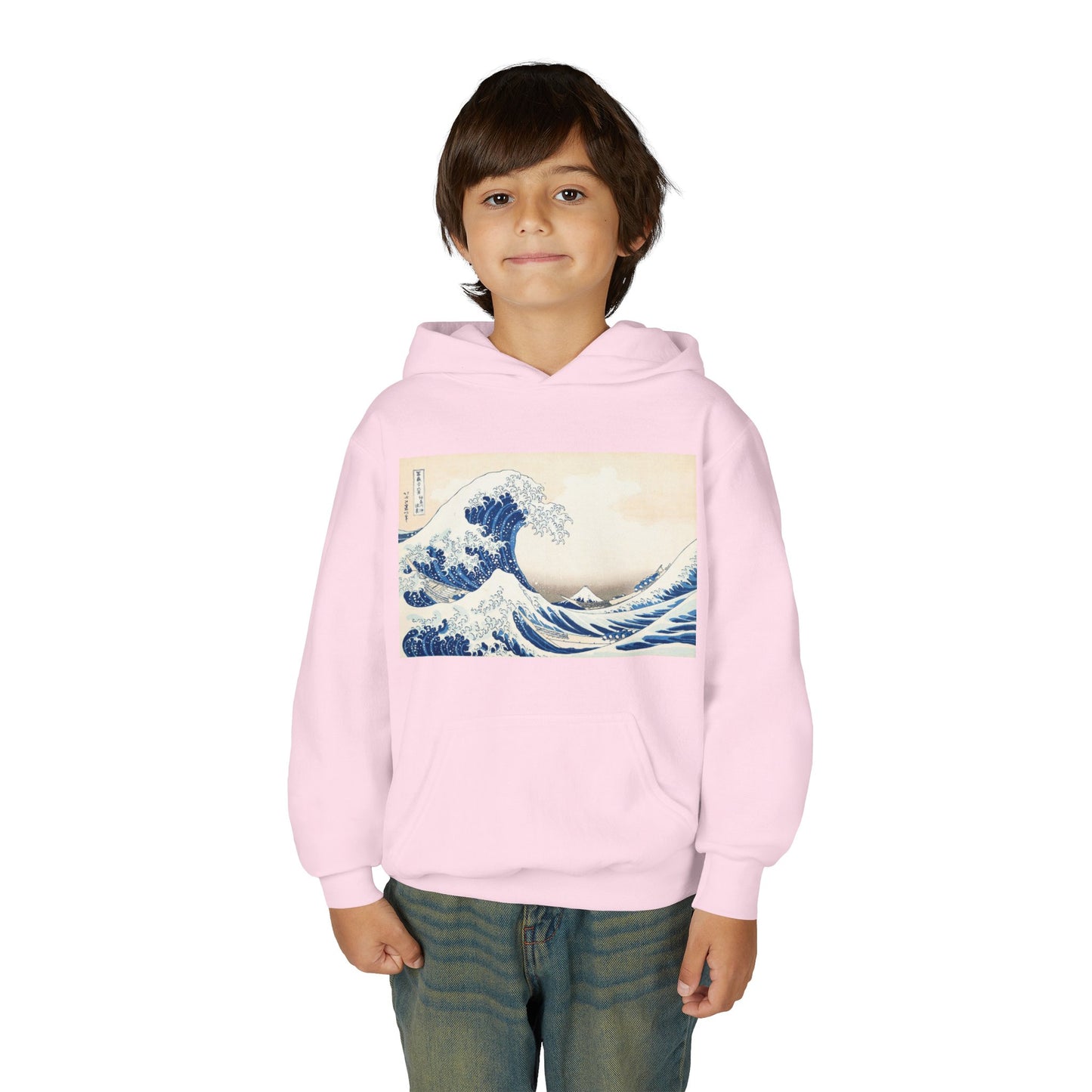 Great Wave off Kanagawa Kids Hoodie - Hokusai Japanese Art Youth Sweatshirt