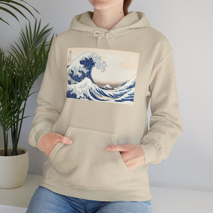 Great Wave off Kanagawa Hoodie - Hokusai Japanese Ukiyo-e Unisex Sweatshirt