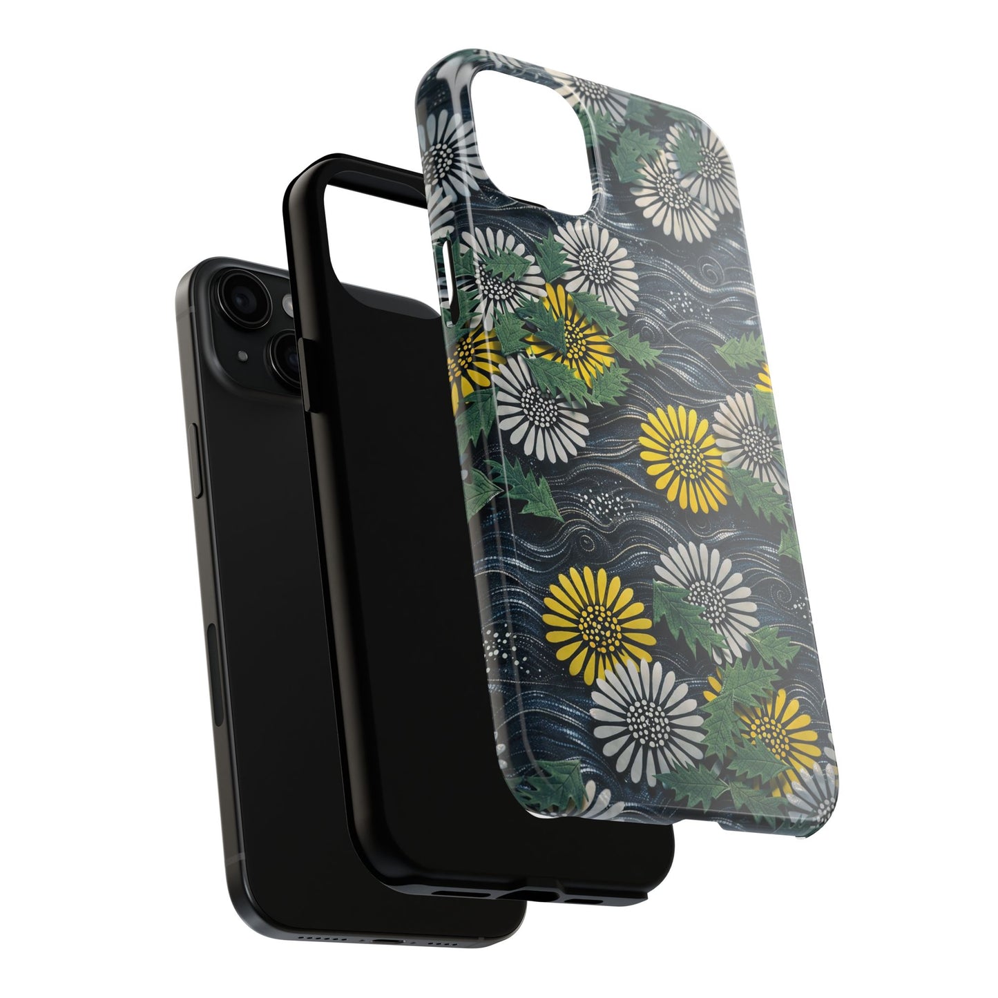 Japanese Dandelion Moonlight Tough Phone Case | Kamisaka Sekka 1901 | Meiji Era Art