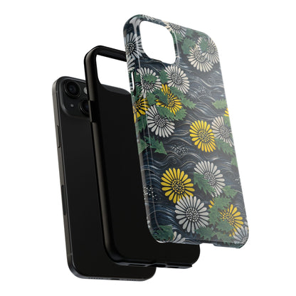 Japanese Dandelion Moonlight Tough Phone Case | Kamisaka Sekka 1901 | Meiji Era Art