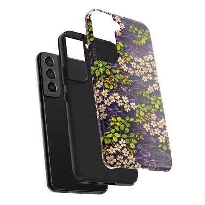 Sakura River Phone Case – Japanese Chiyogami Inspired Design
