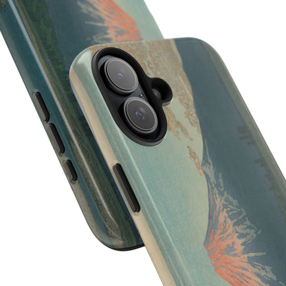 Red Fuji Japanese Ukiyo-e Phone Case - Hokusai Mount Fuji Art Cover