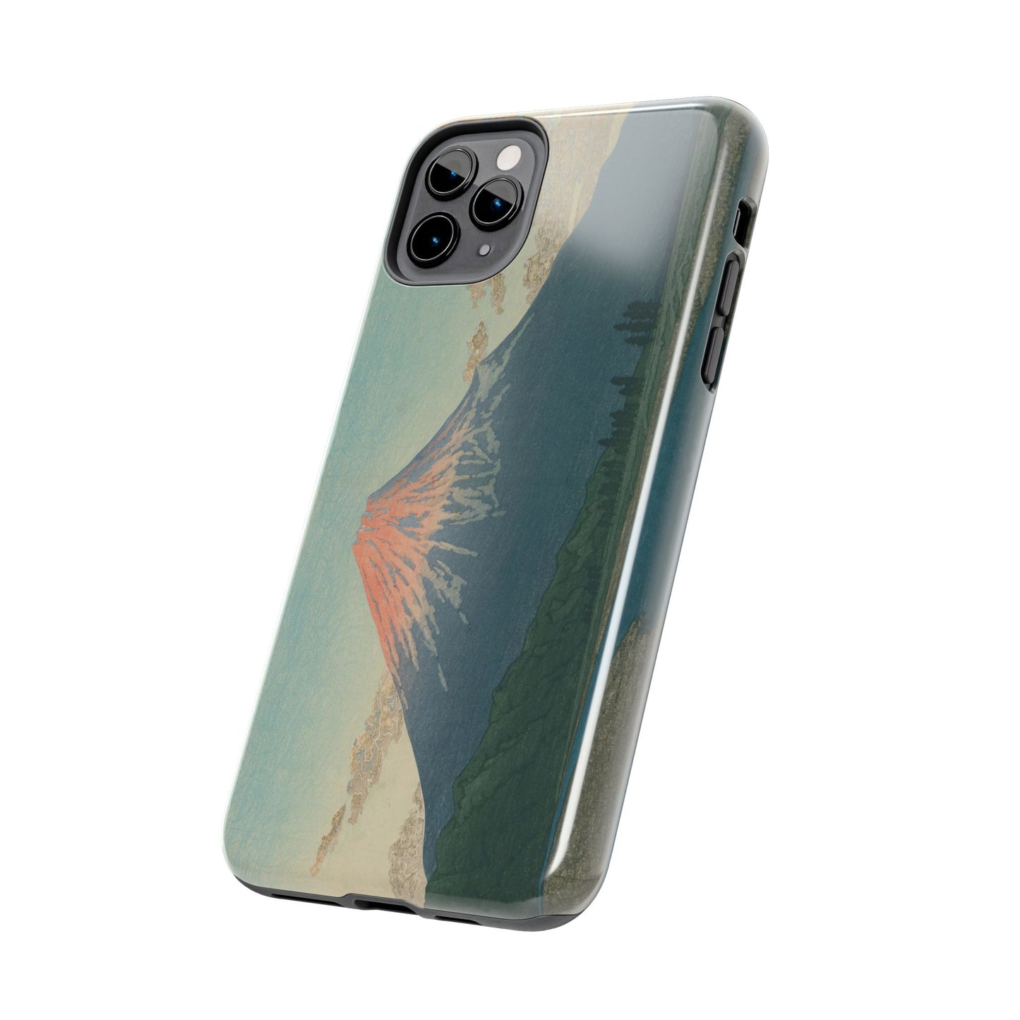 Red Fuji Japanese Ukiyo-e Phone Case - Hokusai Mount Fuji Art Cover