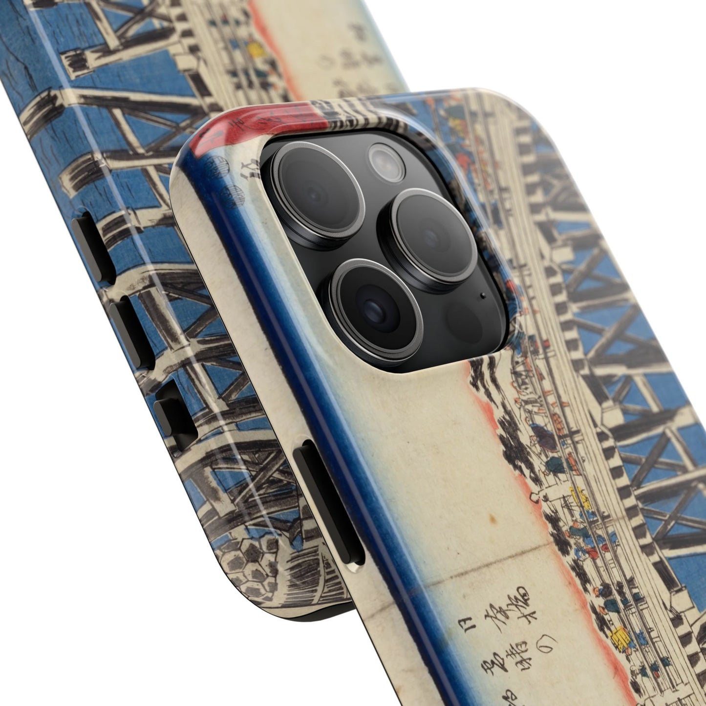 浮世絵ブリッジ・ミニマルスマホケース Ukiyo-e Bridge Minimalist Phone Case