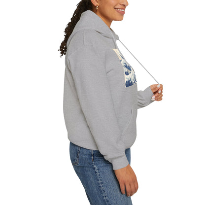 Great Wave off Kanagawa Hoodie - Hokusai Japanese Ukiyo-e Unisex Sweatshirt