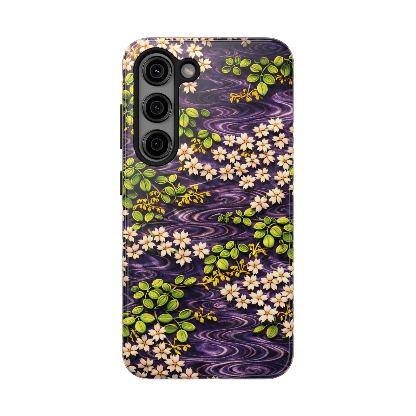 Sakura River Phone Case – Japanese Chiyogami Inspired Design