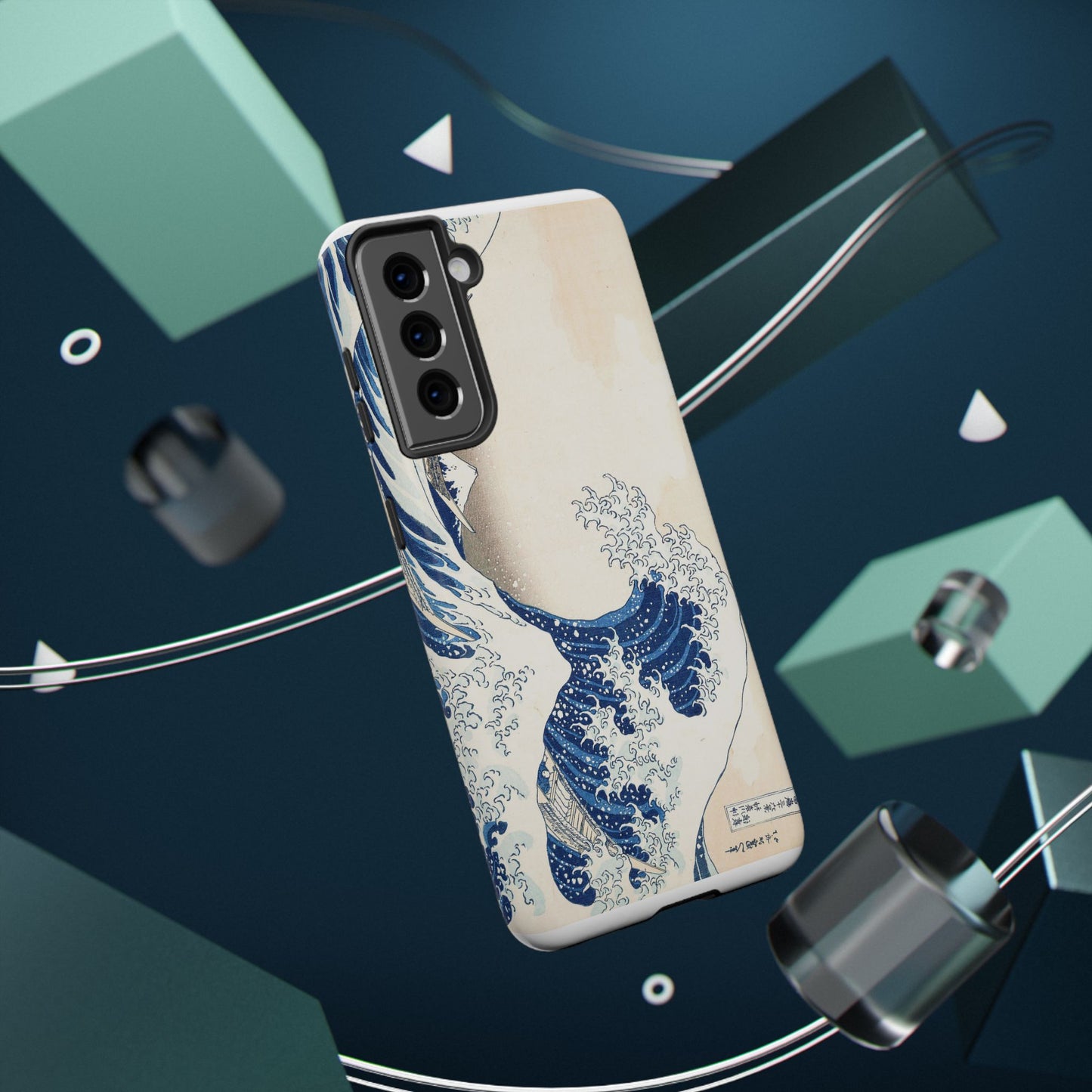 Hokusai "The Great Wave" Shockproof Phone Case | Edo Era Japanese Ukiyo-e Art | Dual Layer Protection