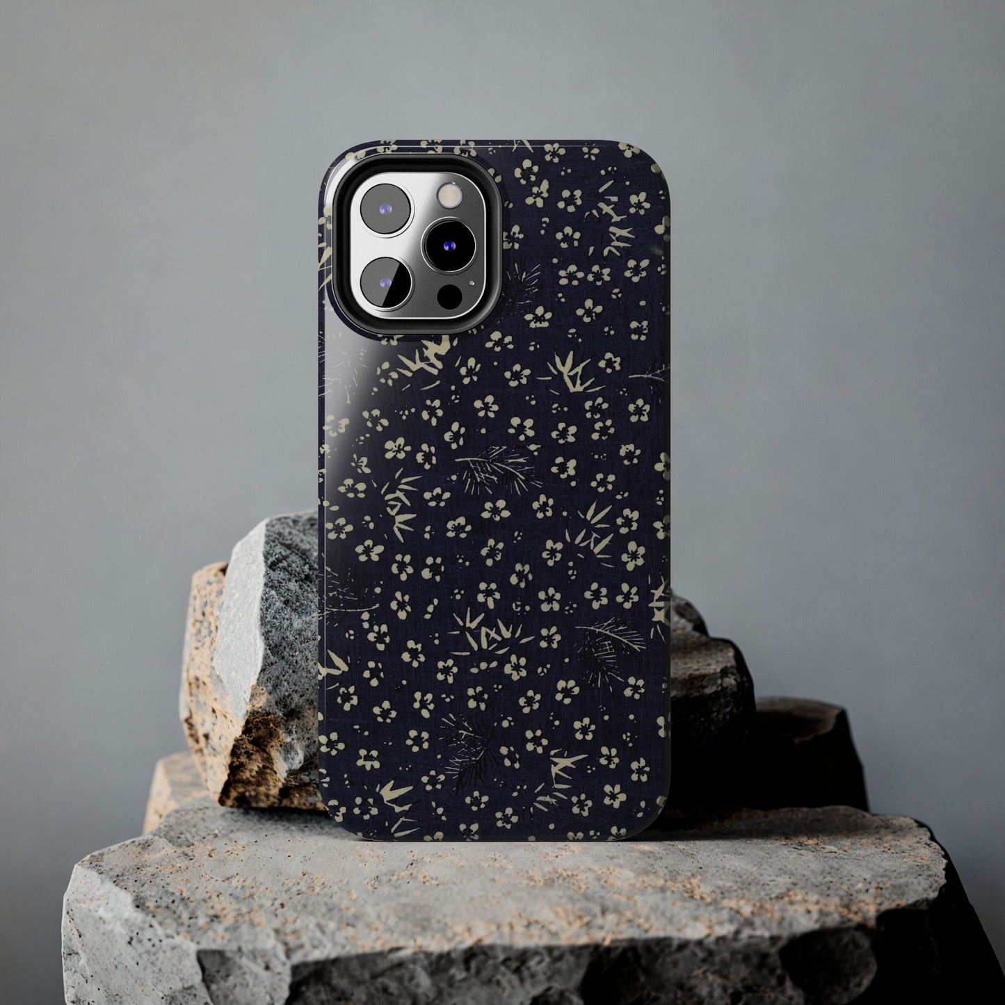 Taisho Era Shochikubai Phone Case | 1926 Pine, Bamboo & Plum | Japanese Chiyogami Art