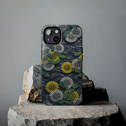 Japanese Dandelion Moonlight Tough Phone Case | Kamisaka Sekka 1901 | Meiji Era Art
