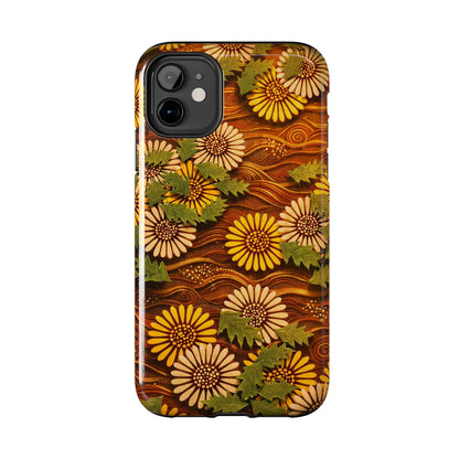 Japanese Dandelion Sunset Glow Tough Phone Case | Kamisaka Sekka 1901 | Meiji Era Art
