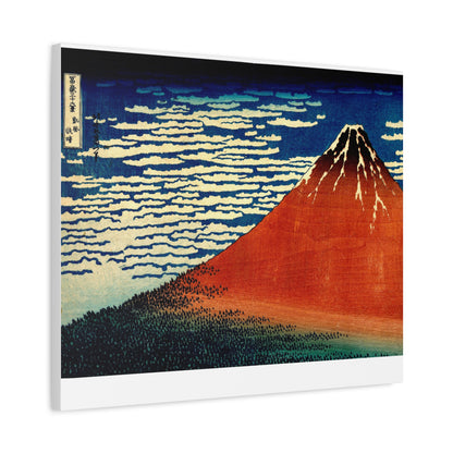 Red Fuji Canvas Print - Hokusai Fine Wind Clear Morning Japanese Ukiyo-e Wall Art
