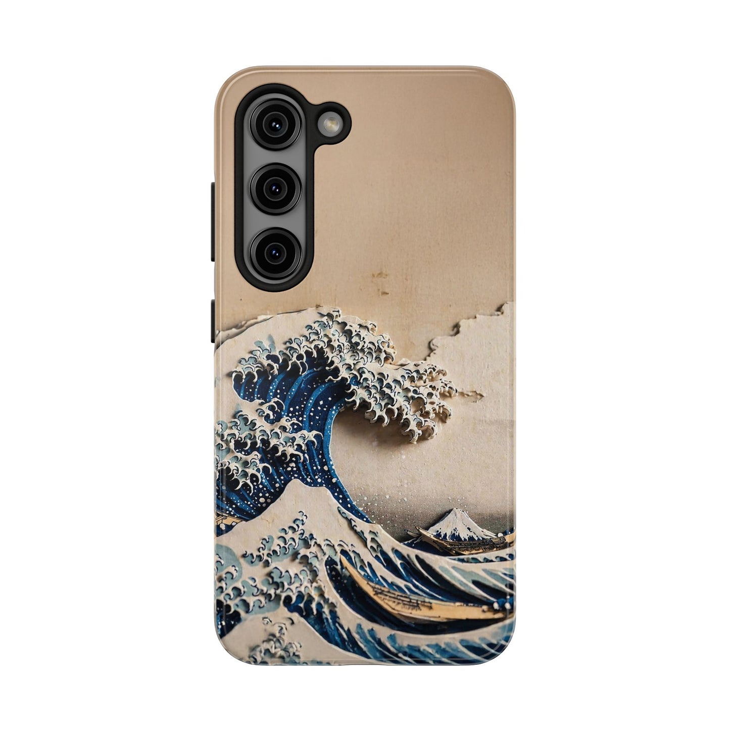 Japanese Great Wave Phone Case | Hokusai Katsushika 3D Art | Edo Era Masterpiece | Fuji Mountain