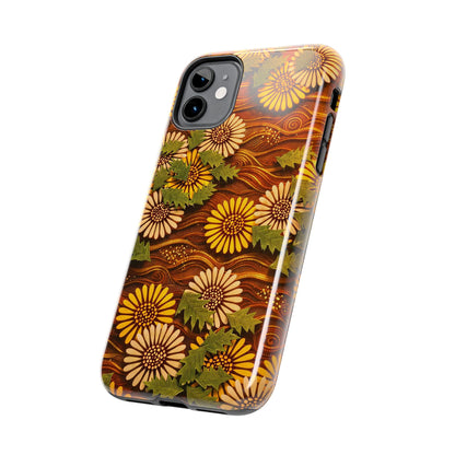 Japanese Dandelion Sunset Glow Tough Phone Case | Kamisaka Sekka 1901 | Meiji Era Art