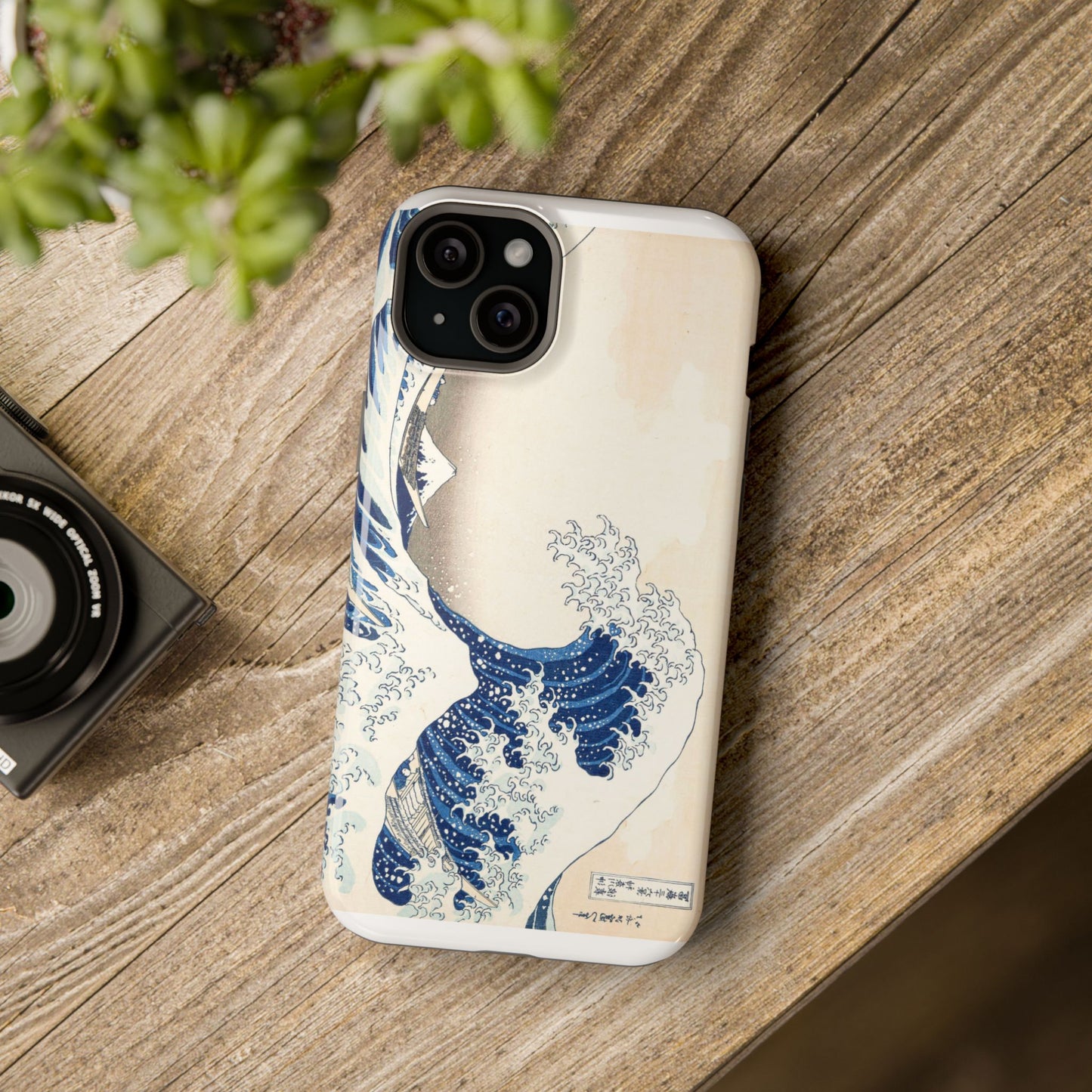 Hokusai "The Great Wave" Shockproof Phone Case | Edo Era Japanese Ukiyo-e Art | Dual Layer Protection